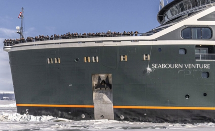 BINTEO | Η Seabourn γιορτάζει το παρθενικό ταξίδι του Seabourn Venture στην Ανταρκτική