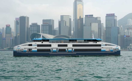 Υβριδικά οχηματαγωγά πλοία κλάσης BV με μπαταρία και ηλιακή ενέργεια στο Χονγκ Κονγκ