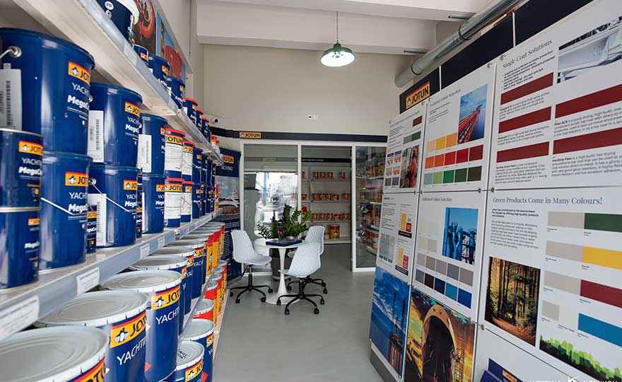 grand opening of jotuns performance coatings store at vanos premises in perama 2